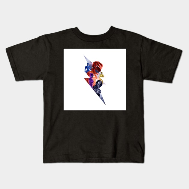 Mighty Morphin Kids T-Shirt by Pink Umbrella